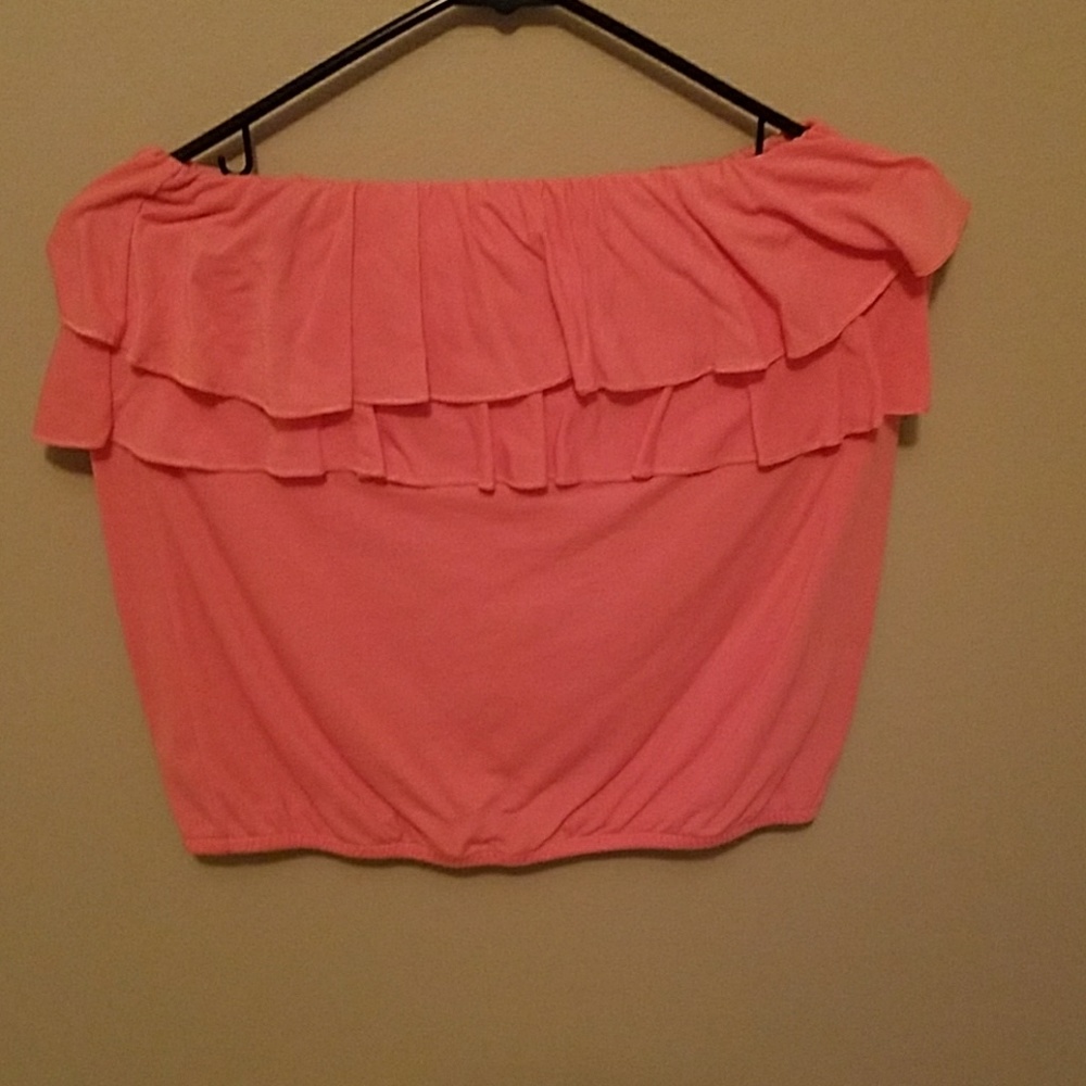 salmon strapless